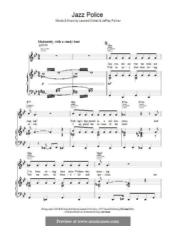 Jazz Police: Для голоса и фортепиано (или гитары) by Jeffrey Fisher