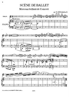 Scène de Ballet, Op.61: Scène de Ballet by Юбер Леонар