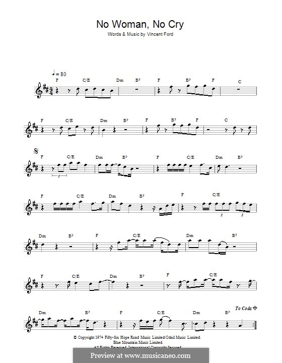 Перевод песни no woman no cry. Bob Marley no woman Ноты. No woman no Cry Ноты. Bob Marley no woman no Cry партитура.