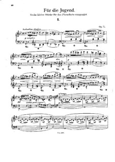 Для юношества, Op.71: Для юношества by Филипп Шарвенка