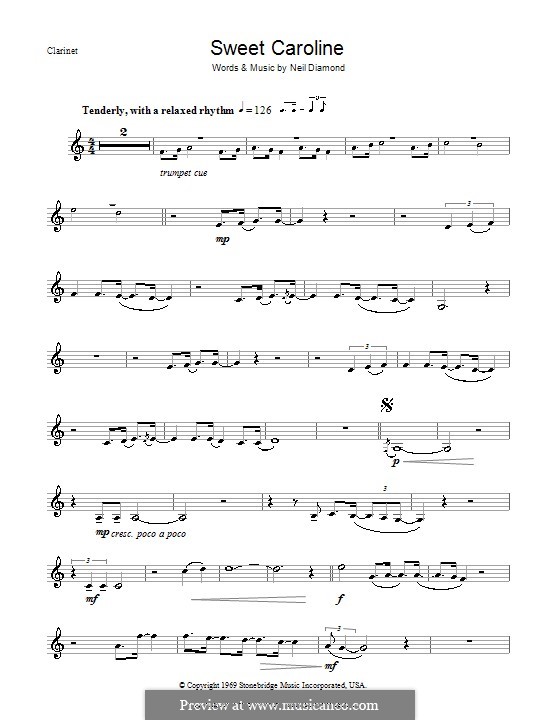 Instrumental version: Для кларнета by Neil Diamond 