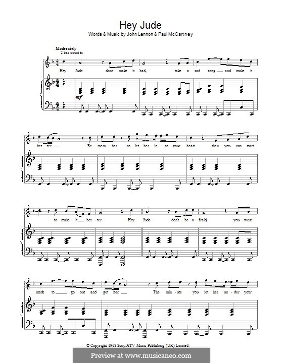 J. Lennon, P. McCartney: Vocal version (Hey Jude (The Beatles)) на MusicaNeo