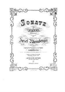Соната для органа No.6, Op.119: Соната для органа No.6 by Йозеф Габриэль Райнбергер