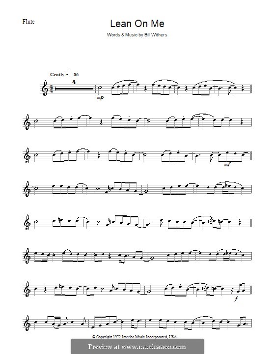 Instrumental version: Для флейты by Bill Withers