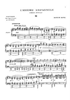 Фантазия на темы из оперы 'Испанский час' Равеля: Фантазия на темы из оперы 'Испанский час' Равеля by Леон Рок