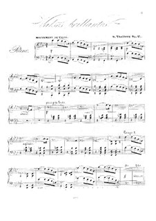 Большие блестящие вальсы, Op.47: Большие блестящие вальсы by Сигизмунд Тальберг