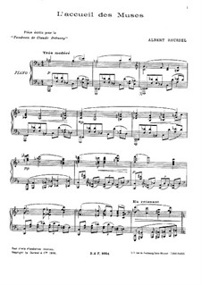 L'accueil des muses: L'accueil des muses by Альбер Руссель