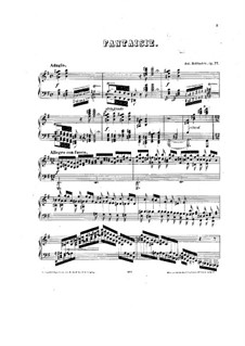 Фантазия ми минор, Op.77: Для фортепиано by Антон Рубинштейн