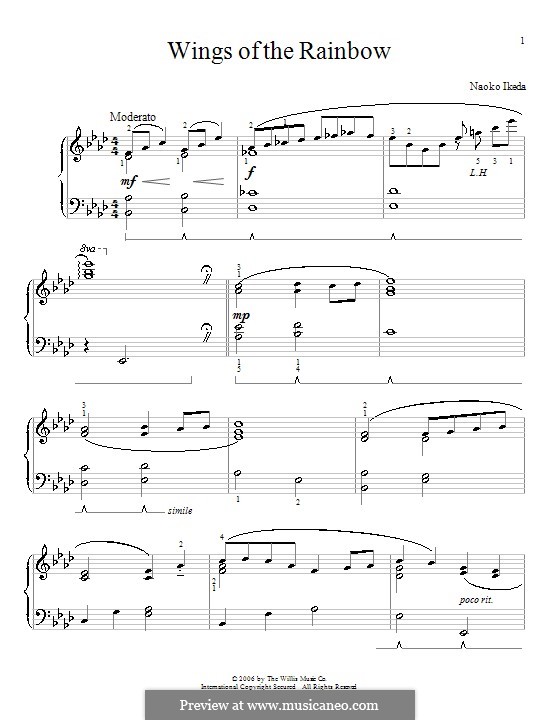 Wings of the Rainbow: Для фортепиано by Naoko Ikeda