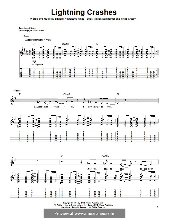 C. Gracey, C. Taylor, E. Kowalczyk, P. Dahlheimer Lightning Crashes