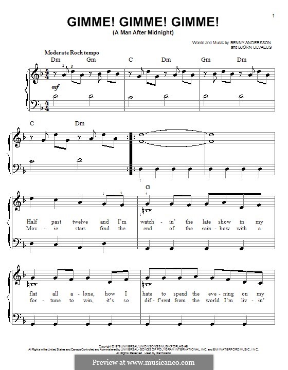 Gimme gimme gimme ноты для фортепиано. Gimme gimme gimme ноты для фортепиано. Gimme gimme gimme бенни андерссон. Gimme gimme gimme бенни андерссон. Abba gimme.