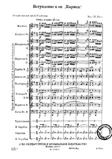 Вся опера: Увертюра by Жорж Бизе