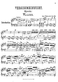 Незабудка, Op.101: Незабудка by Эмиль Вальдтойфель
