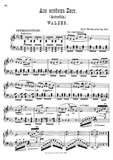 Autrefois, Op.167: Autrefois by Эмиль Вальдтойфель