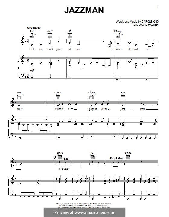 Jazzman: Для голоса и фортепиано (или гитары) by David Palmer