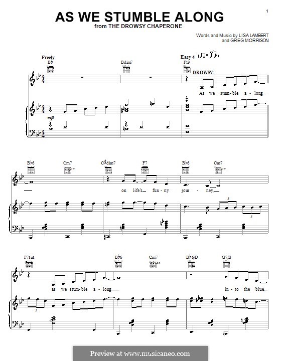 As We Stumble Along: Для голоса и фортепиано (или гитары) by Greg Morrison