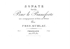 Соната для скрипки и фортепиано, Op.6b: Соната для скрипки и фортепиано by Фридрих Кулау