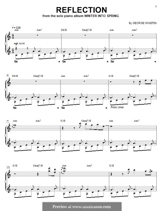 Reflection: Для фортепиано by George Winston