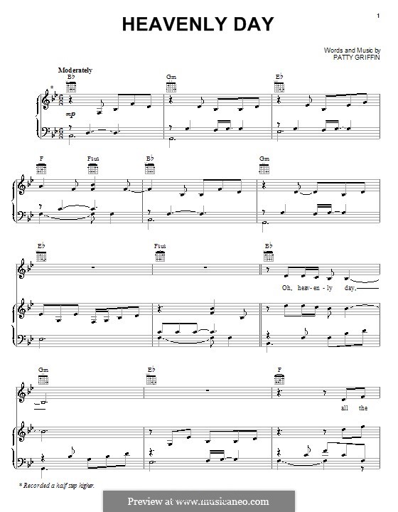 Heavenly Day: Для голоса и фортепиано (или гитары) by Patty Griffin