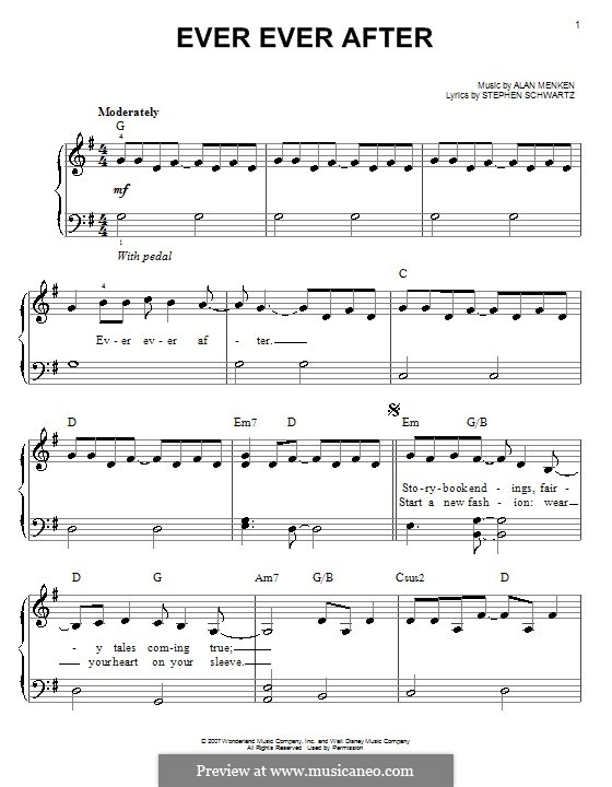 Ever Ever After: Для начинающего пианиста by Alan Menken