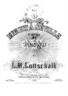 Полночь в Севилье, Op.30: Для фортепиано by Луи Моро Готшалк