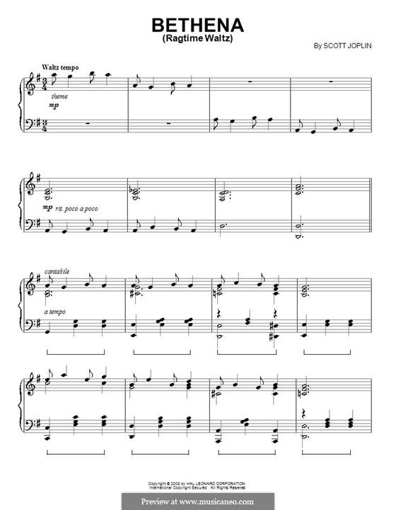 Бетена: Для фортепиано by Скотт Джоплин