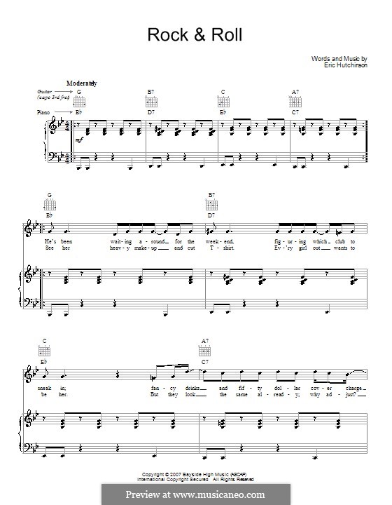 Rock and Roll: Для голоса и фортепиано (или гитары) by Eric Hutchinson