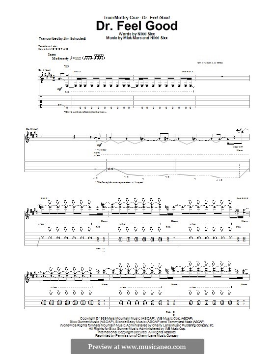 Live Wire (Motley Crue) by N. Sixx - sheet music on MusicaNeo