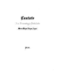 Weinen, Klagen, Sorgen, Zagen, BWV 12: Партитура by Иоганн Себастьян Бах