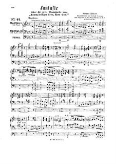 Fantasie über die erste Choralzeile von 'Komm, heiliger Geist, Herr Gott': Fantasie über die erste Choralzeile von 'Komm, heiliger Geist, Herr Gott' by Зельмар Мюллер