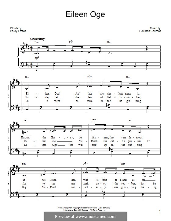 Eileen Oge: Для фортепиано (легкий уровень) by Houston Collisson