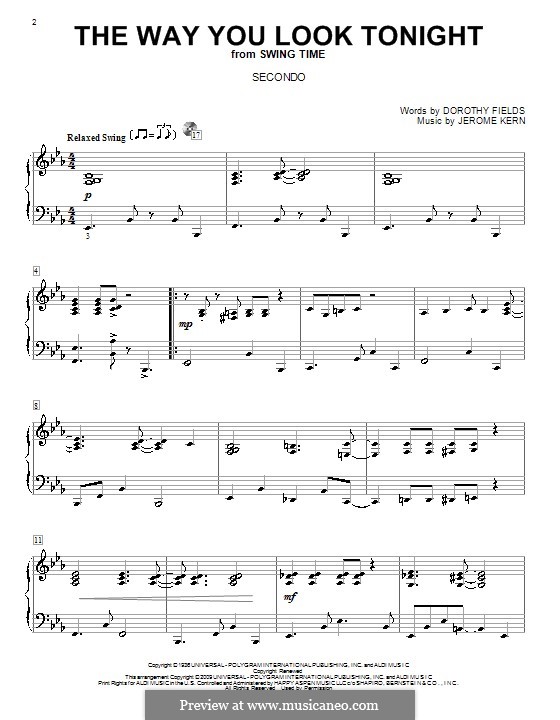 Piano version: For four hands by Джером Керн