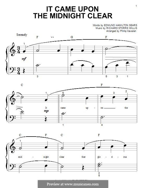 Piano version: Easy notes by Richard Storrs Willis