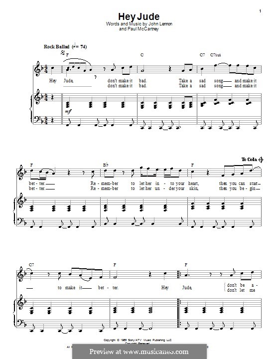 Vocal version: Для голоса и фортепиано (или гитары) by John Lennon, Paul McCartney