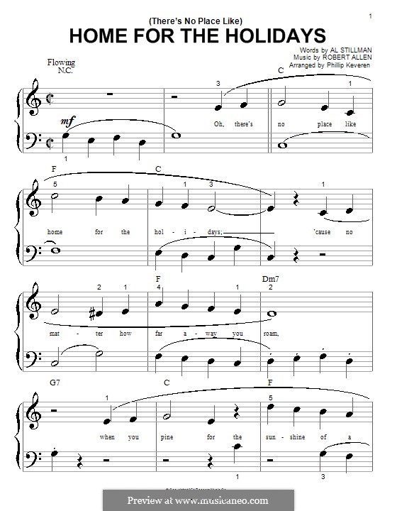Piano version: Easy notes by Robert Allen