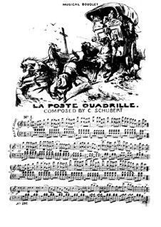 La Poste. Quadrille, Op.39: La Poste. Quadrille by Камиль Шуберт