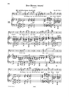 Четыре гусарские песни, Op.117: Весь сборник by Роберт Шуман