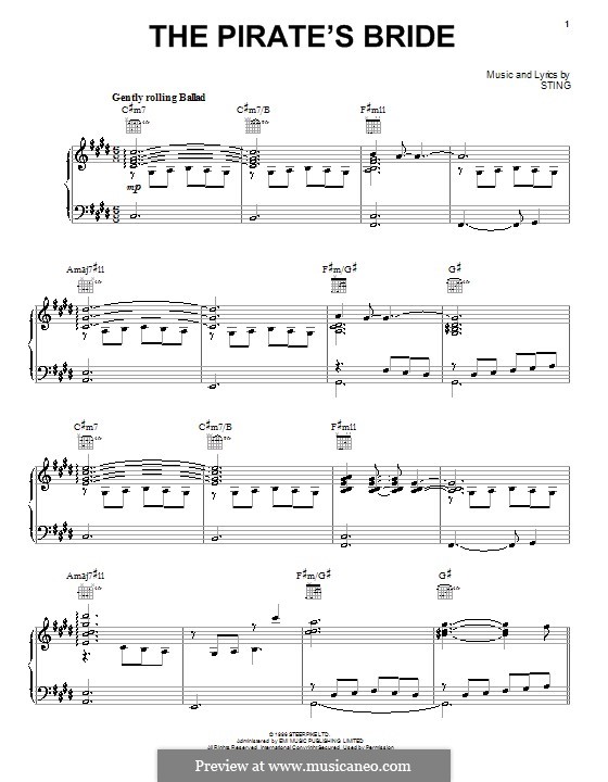 невеста ноты для фортепиано