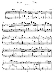 Вальс ре-бемоль мажор: Для фортепиано by Александр Скрябин