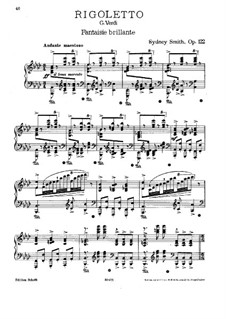 Блестящая фантазия на темы из оперы 'Риголетто' Верди, Op.122: Блестящая фантазия на темы из оперы 'Риголетто' Верди by Сидни Смит