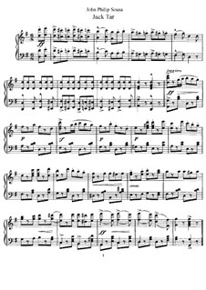 Jack Tar: Для фортепиано by Джон Филип Суза