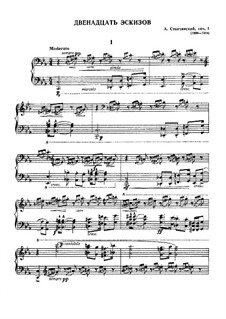 Двенадцать эскизов, Op.1: Сборник by Алексей Станчинский