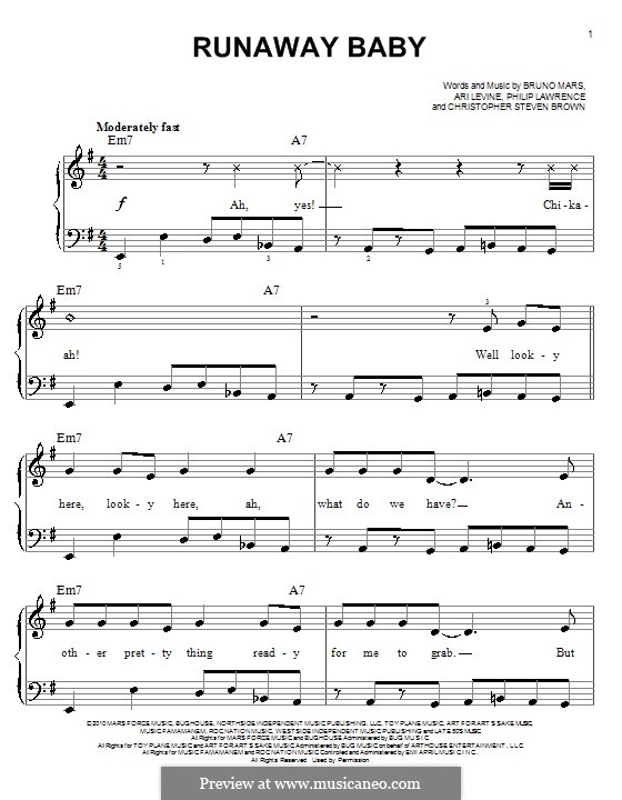 Vocal-instrumental version: Для фортепиано (легкий уровень) by Ari Levine, Christopher Steven Brown, Philip Lawrence