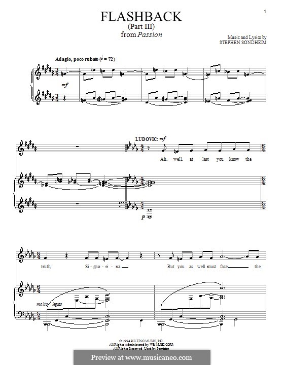 Flashback: Для голоса и фортепиано by Stephen Sondheim