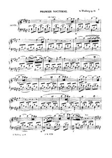 Два ноктюрна, Op.16: Два ноктюрна by Сигизмунд Тальберг
