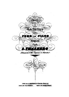 Три ноктюрна, Op.21: Три ноктюрна by Сигизмунд Тальберг