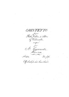 Квинтет для флейты и струнных, Op.39: Квинтет для флейты и струнных by Адальберт Гировец