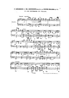 Три мелодии, Op.55b: Три мелодии by Франц Шуберт
