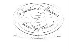 Попурри No.2 по мотивам 'Ослиной шкуры', Op.59: Попурри No.2 по мотивам 'Ослиной шкуры' by Иоганн Непомук Гуммель