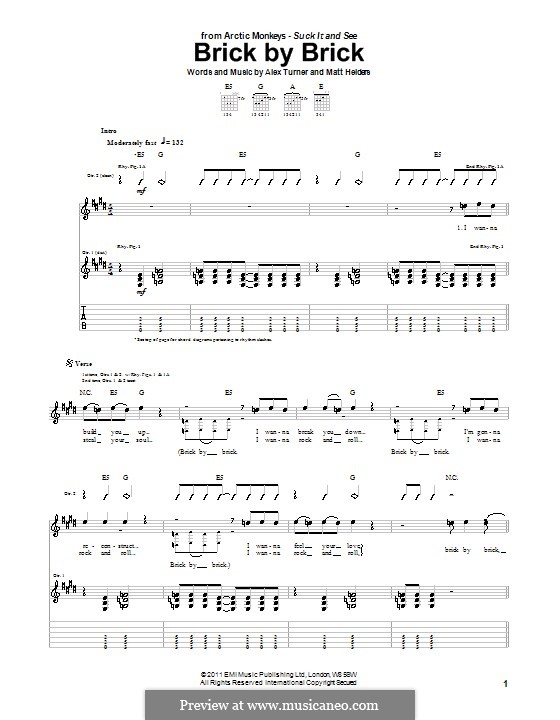 A. Turner, M. Helders Brick By Brick (Arctic Monkeys) ноты на MusicaNeo